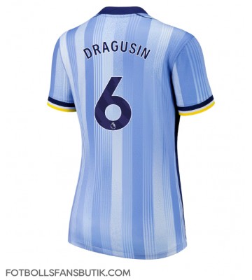 Tottenham Hotspur Radu Dragusin #6 Replika Bortatröja Damer 2024-25 Kortärmad